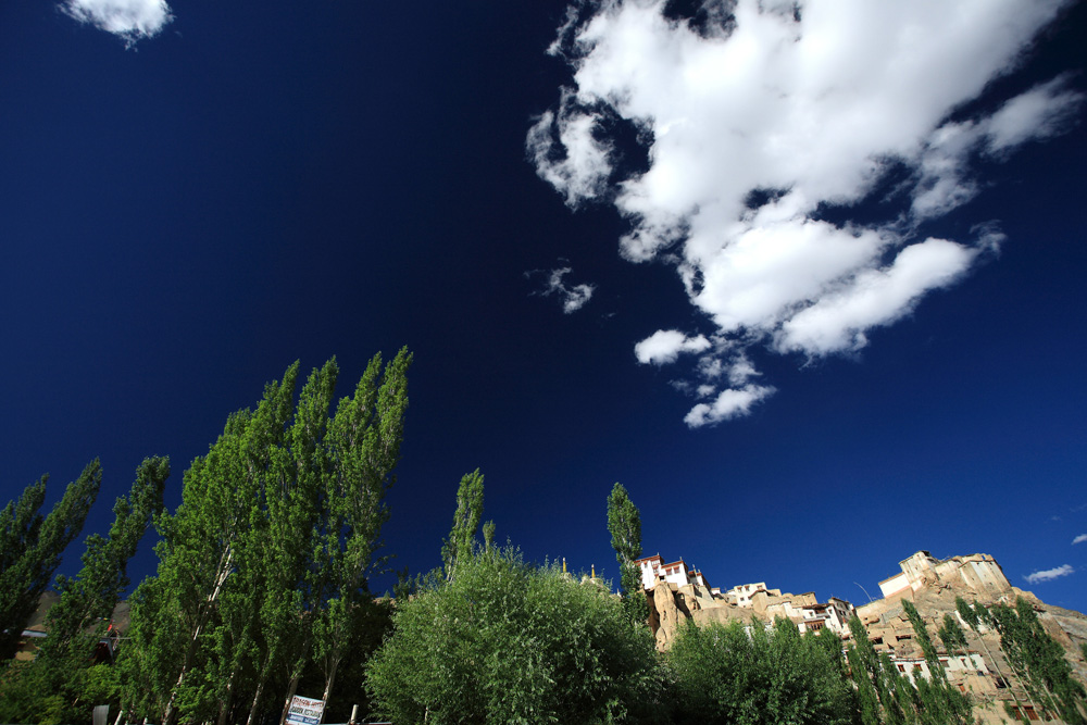 Lamayuru Gompa in the Blue Sky